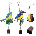 thumbnail image 2 of Shisuyan Wind Chime Multi Colored 1 Set 17X5.5X1 In Metal Glass, 2 of 8
