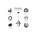 thumbnail image 3 of Lámpara Colgante Candil Circular Nórdico Led 3 Atenuaciones, 3 of 4