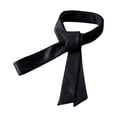 thumbnail image 2 of Cinturón de piel sintética para mujer y niña, estilo cortavientos, a la moda. Negro, 2 of 9