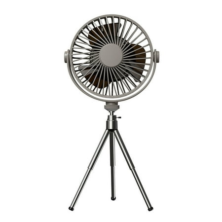 

Doolland Portable Rechargeable Tripod Fan Multifunction Smart Remote Control Adjusted Multiple Angle Timing Fans with Tent Hook，Ideal for Outdoor Camping Tent Hurricane（2000mAh）