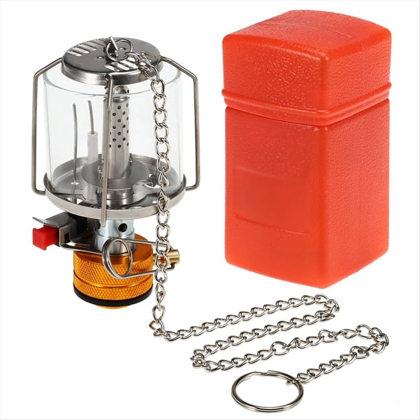 Linterna de Gas para Acampar Al Aire Libre, Encendido Piezoeléctrico, Mini Lámpara Portátil para Tienda de Campaña, Luz, Equipo de Acampada, Accesorios de Cocina