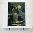 thumbnail image 4 of Generic Witch Waterfall and Moon Print Painting，Moody Victorian Girl Wall Art, Dark Academia Print Canvas, Gothic Woman Dark Wall Art, Halloween Aesthetic Poster for Wall (12x16in Unframed), 4 of 7