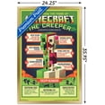 thumbnail image 3 of Minecraft - Creeper Anatomy Wall Poster, 22.375" x 34", Framed, 3 of 3