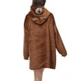 thumbnail image 6 of Cute and Cozy Wearable Blanket Hoodie Animal Design for Ultimate Warmth and Comfort Perfect for Home Use and Relaxing Ideal Gift for Adults, 6 of 6