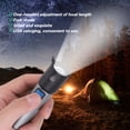thumbnail image 4 of Linterna Portátil, Linterna LED Recargable Por USB, Recargable, 4 Modos Diferentes, Aleación De Aluminio Para Trabajo, Caza, Pesca, Camping, 4 of 7