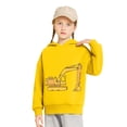 thumbnail image 4 of KyCheLot Boys Girls Hoodies Print Cute Warm Long Sleeve Shirts Casual Sweatshirt School Daily 2-7 Years, 4 of 6
