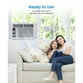 thumbnail image 6 of Efficient & Quiet Window Air Conditioner, 5000 BTU AC Unit for Rooms up to 150 Sq.Ft, Easy Manual Controls, Washable Filter, Simple Installation, 6 of 7