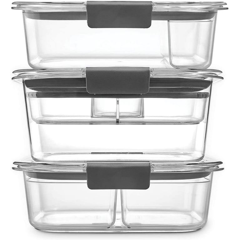 Total Solution® 5.35-cup Plastic Food Storage Container with Lid