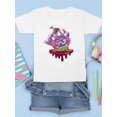 thumbnail image 3 of Monster Ball T-Shirt Juniors -Image by Shutterstock,  Medium, 3 of 4