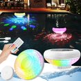 thumbnail image 1 of Luces flotantes para piscina QOLNBY Solar con USB de 6,69 pulgadas, 2600 mAh, paquete de 2, 1 of 8