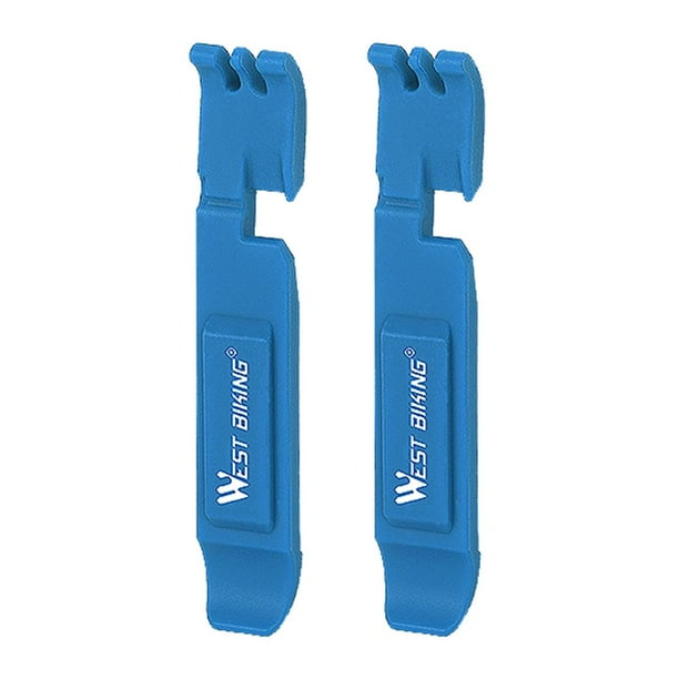 Herramienta de reparación de ruedas de bicicleta Baoblaze 3 en 1 Palanca de neumático Azul