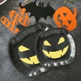 thumbnail image 7 of sunsanly 10Pcs Halloween Paper Plates Pumpkin Disposable Dinner Plates Grimace Pattern Party Dinner Tableware Supplies Snack Plates, 7 of 7