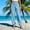 A301 Light Blue, variant on Linen Jogger Pants for Women Smocked High Waist Trousers Breathable Lounge Bottoms Side Pockets Boho Hippie Style Casual Outfits
