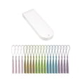 thumbnail image 1 of Blank Clear Acrylic Bookmarks 20Pcs Rectangle Craft Transparent Acrylic Book Markers with 20Pcs Small Bookmark Tassels, 1 of 5