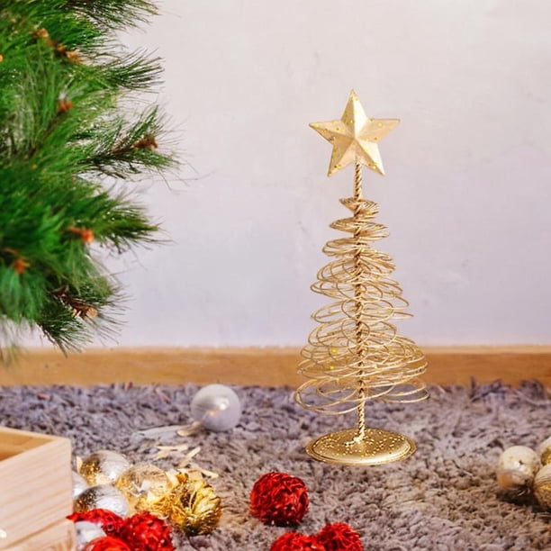 Decoración del árbol de Navidad, estatua del árbol de Navidad, decoración de mesa, figura decorativa, decoración del árbol de Navidad para la casa de 6cmx6cmx16cm