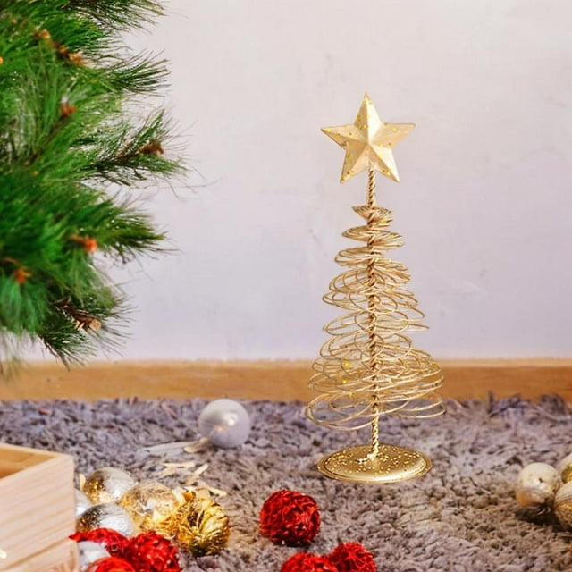 Decoración del árbol de Navidad, estatua del árbol de Navidad, decoración de mesa, figura decorativa, decoración del árbol de Navidad para la casa de 6cmx6cmx16cm