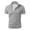 51#Gray, variant on Mens Polo Shirt Short Sleeve Breathable Mesh Knit Casual Golf Top Summer Lightweight Loose Fit Out Sport Tee for Men Gray 2XL