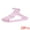Pink, variant on Unique Bargains Plastic Non-Slip Hangers Space Saving Clothes Hangers 20 Packs Pink