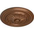 thumbnail image 3 of Ekena Millwork 15 3/4"OD x 1 7/8"P Chester Ceiling Medallion (Fits Canopies up to 2 1/4"), Hand-Painted Polished Copper, 3 of 6
