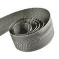 thumbnail image 1 of Papillon Ribbon & Bow R097015-38-0029-0030 1.5 in. 50 Yards Charming Chevron Ribbon With Monofilament Edge- White & Black, 1 of 1
