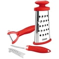 thumbnail image 1 of UTENSILIOS DE COCINA 3 PZAS LUGANO ACERO INOXIDABLE MANGO ERGONOMICO ROJO MAGEFESA Magefesa 84291/13335045, 1 of 2