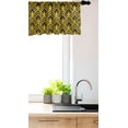 thumbnail image 3 of Ambesonne Abstract Window Valance, Art Deco Inspired Design, 54" X 12", Yellow Charcoal Grey, 3 of 3