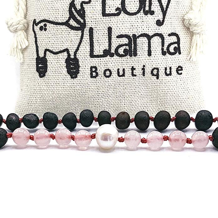 lolly llama teething necklace