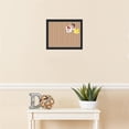 thumbnail image 3 of PinPix 15x12 Custom Cork Bulletin Board  Poster Board Has a Fabric Style Canvas Finish, Framed in Other, by ArtToFrames (PinPix-612), 3 of 5