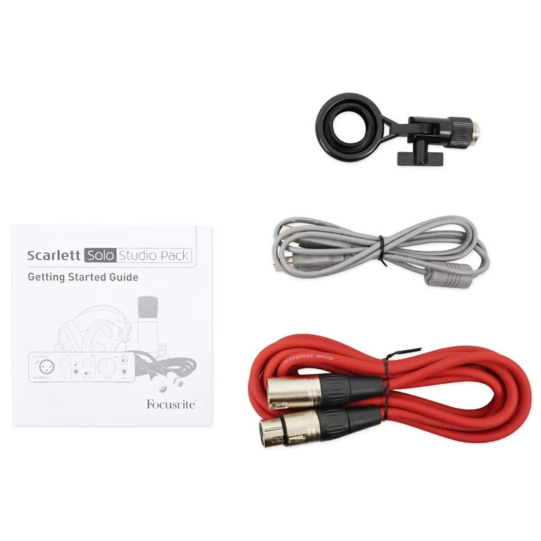 Focusrite SCARLETT SOLO STUDIO USB Recording Interface w/Mic Focusrite SCARLETT SOLO STUDIO USB Recording Interface w/Mic