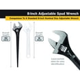 thumbnail image 2 of Titan 209 8-Inch Adjustable Construction Spud Wrench, 2 of 3