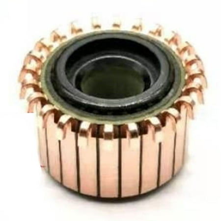 

BTOER 25.5 x 9 x 17(18.8) mm 24P Teeth Copper Hook Type Electrical Motor Commutator