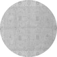 thumbnail image 1 of Ahgly Company Indoor Round Oriental Gray Traditional Area Rugs, 8' Round, 1 of 4