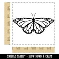 thumbnail image 2 of Monarch Butterfly Square Rubber Stamp Stamping Scrapbooking Crafting - Large 2.75in, 2 of 7