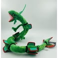 thumbnail image 3 of Dragon Vert Dragon Noir avec Squelette Poupée en Peluche Verte 80cm, 3 of 6