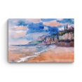 thumbnail image 3 of Startonight Canvas Wall Art Watercolor Amalfi Coast Italy, Framed 32" x 48", 3 of 6