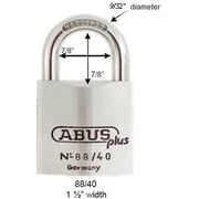 Abus 88/40 88 Series Solid Brass Padlock Keyed Alike, Plus Key