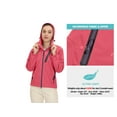 thumbnail image 6 of Little Donkey Andy Women's High-performance Waterproof Rain Jacket Ultra Lightweight Outdoor Rain Coat Shell Watermelon XS, 6 of 7