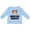 AE-Light Blue, variant on Dog Shiba Inu Squad Boys or Girls Long Sleeve Toddler T-Shirt