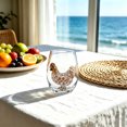 thumbnail image 2 of Glass Cup Farm Chicken Rooster Stemless Glasses Styles Floral Print Tumbler Cups Farmhouse Drinking Cute Lover Tabletop Glassware 2D, 2 of 4