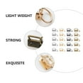 thumbnail image 2 of Miangastore Hardware Set Iron 20Pack Round Gun Black Key Fob Fixing Supplies, 2 of 9