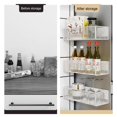 thumbnail image 7 of Shoreew Magnetic Storage Rack Organizer Shelf Large Capacity Rustproof Easy Installation Refrigerator Magnetic Storage Bin Box Container, 7 of 7