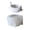 A, variant on Easters Rabbits Figurine Cup Silicone Mold Bunnies Eggs Holder Storage Bowl Mould for Resins Concrete Casting