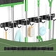 thumbnail image 2 of Soporte de pared con 4 estantes y 5 ganchos, organizador para lavadero, garaje y hogar, 1 unidad, 2 of 8