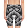 thumbnail image 3 of Abstract Biker Shorts, 3 of 4