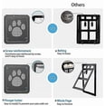 thumbnail image 2 of Pet Lockable Sturdy Screen Door For Dogs Cats, Inside 12x14x0.4 Inch, 2 of 5