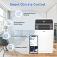 thumbnail image 3 of Shinco 7800BTU(12,000 BTU ASHRAE) Smart 3-in1 Portable Air Conditioner Cools Rooms to 400 sq.ft, 3 of 9