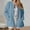 Light Blue, variant on Black*Friday Chaoheng Womens Plus Size Outerwear Coats Jackets Women's Plush Sherpa Jacket,Side Pocket Fleece Lined Winter Coat without Hood