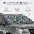 thumbnail image 5 of Uemuo Blue Excavator Printed 2 PCS Car Windshield Sun Shade, Auto Sun Heat and UV Rays Blocker, Foldable Automotive Front Window Sunshade Protector, 5 of 7