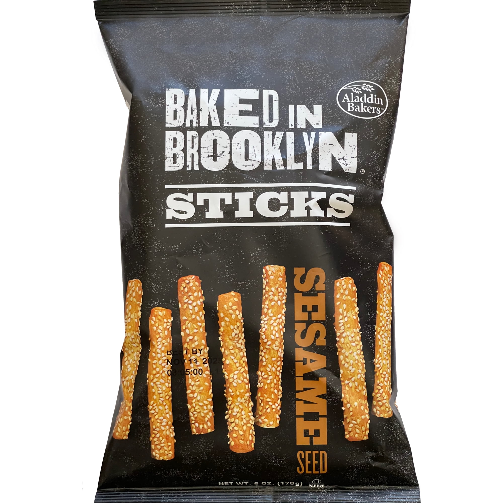 Baked in Brooklyn No Trans Fat No Cholesterol Sesame Seed Stick Snacks 6oz