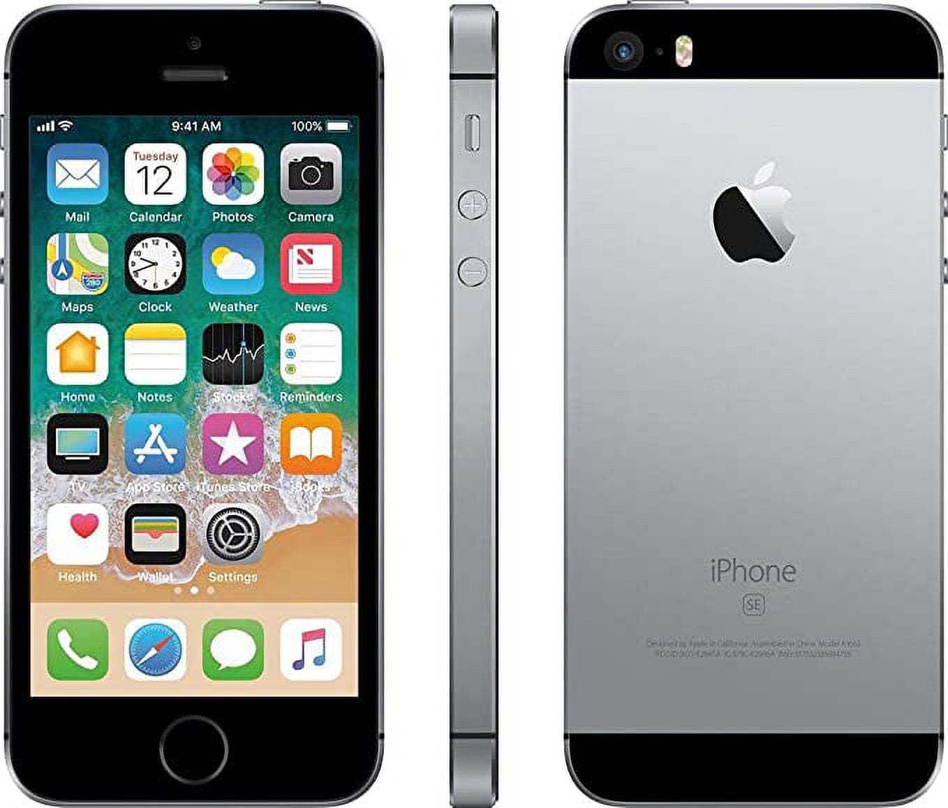 Restored Apple iPhone SE - AT&T - 32GB Gray (Refurbished)